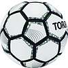 СЦ*Мяч футб. TORRES BM 500, F320635, р.5, 32 пан. PU, 4 подкл. слоя, руч. сшивка, бело-серо-серебр